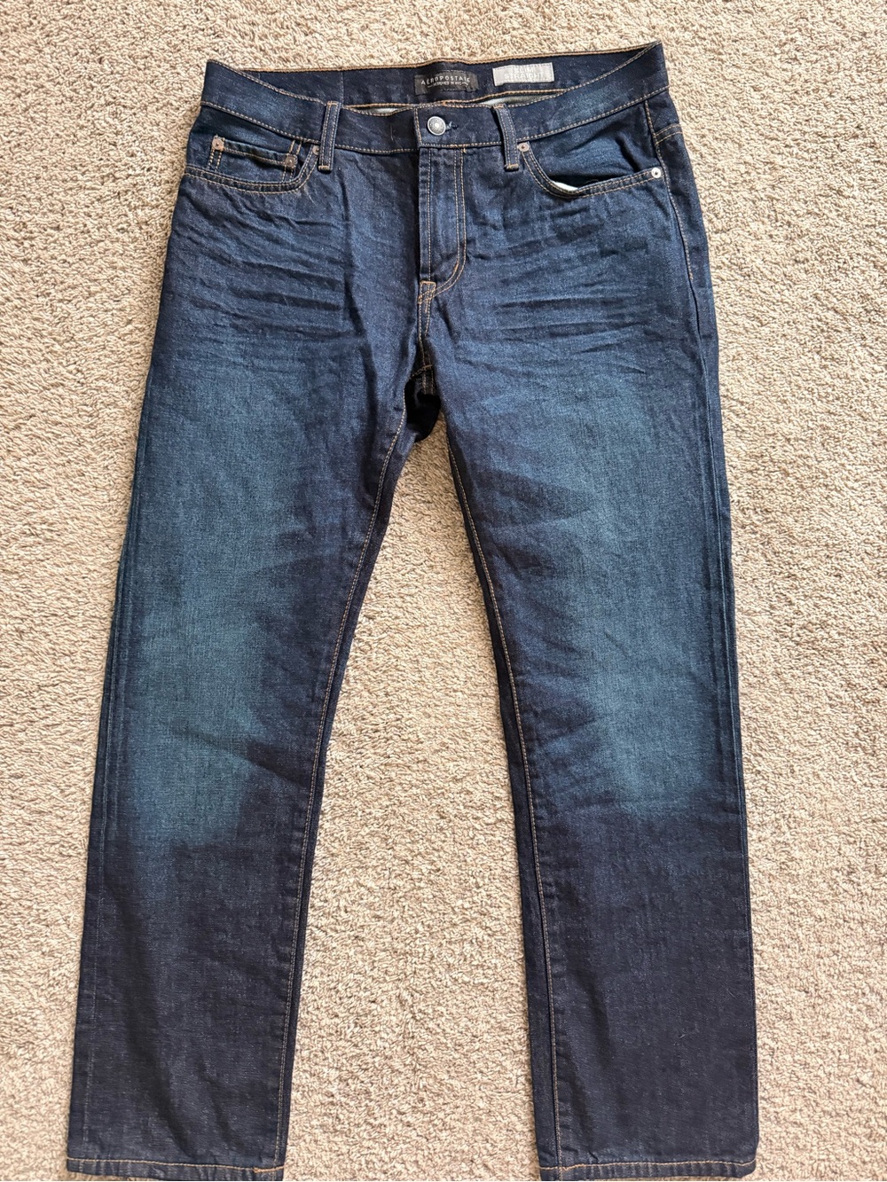 Aeropostale Slim Straight Dark Blue Jeans 32/30